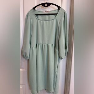 Haptics by Holly Harper Mint Babydoll Dress Size M